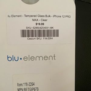 iPhone 12 Pro Max tempered glass screen protector